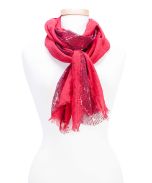 Red Sequin Scarf