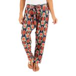 Blue & Red Floral Lounge Pants